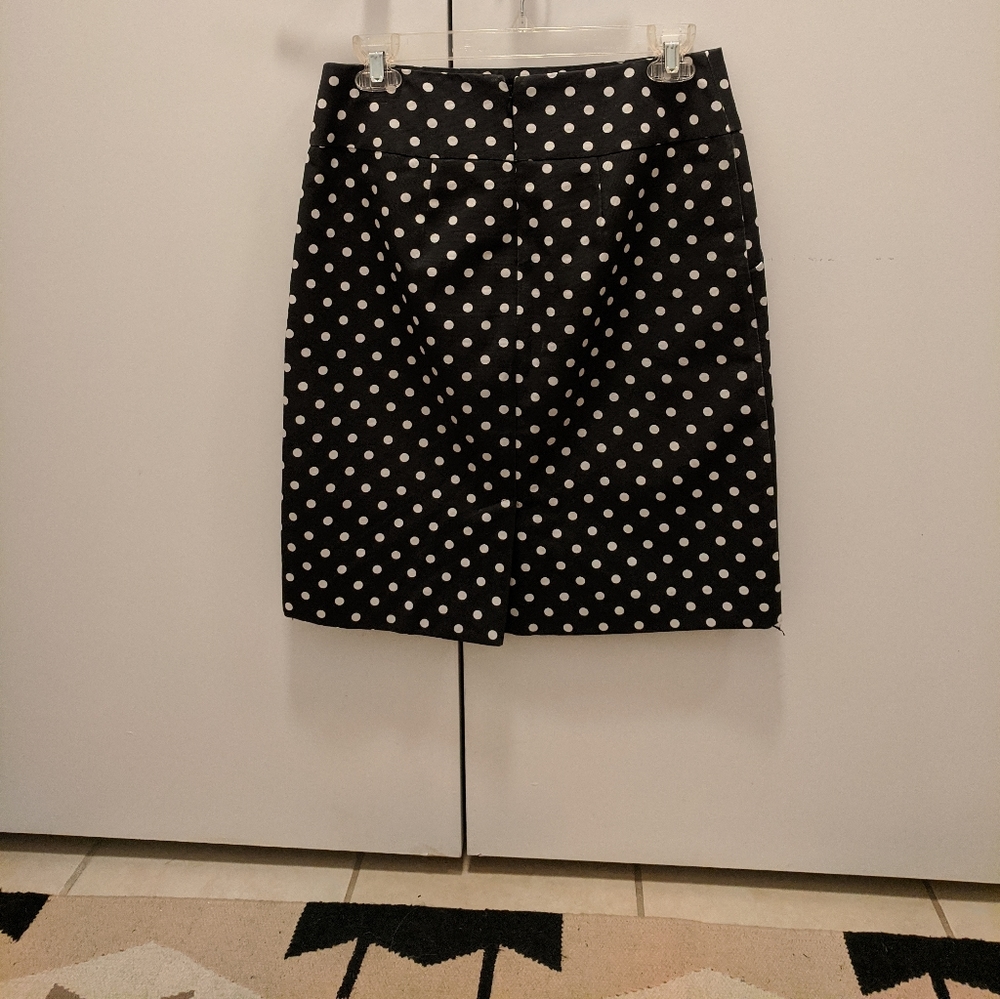 Merona polka dot pencil skirt Sz 2